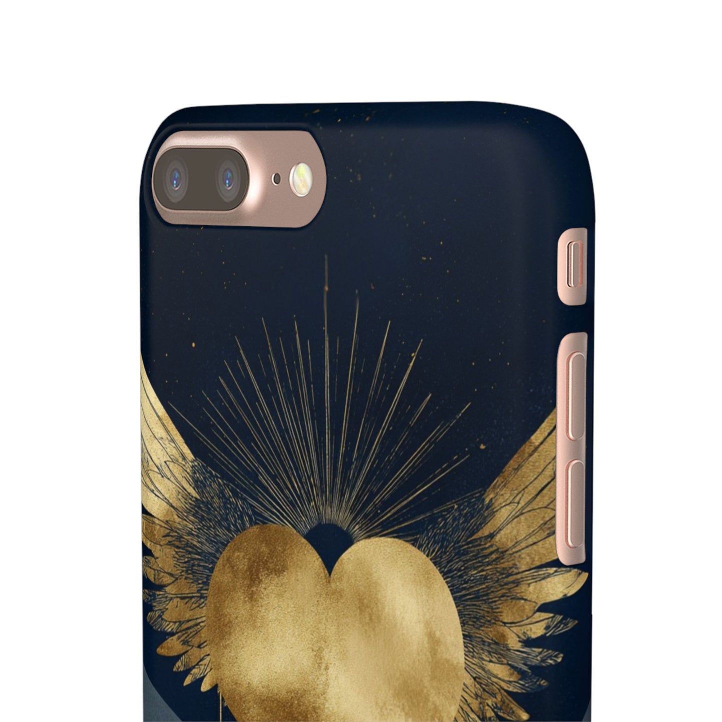 Heart Wing Snap Case, Elegant Phone Cover, Unique Gift, Artistic Accessory, Protective Case for Love and Romance