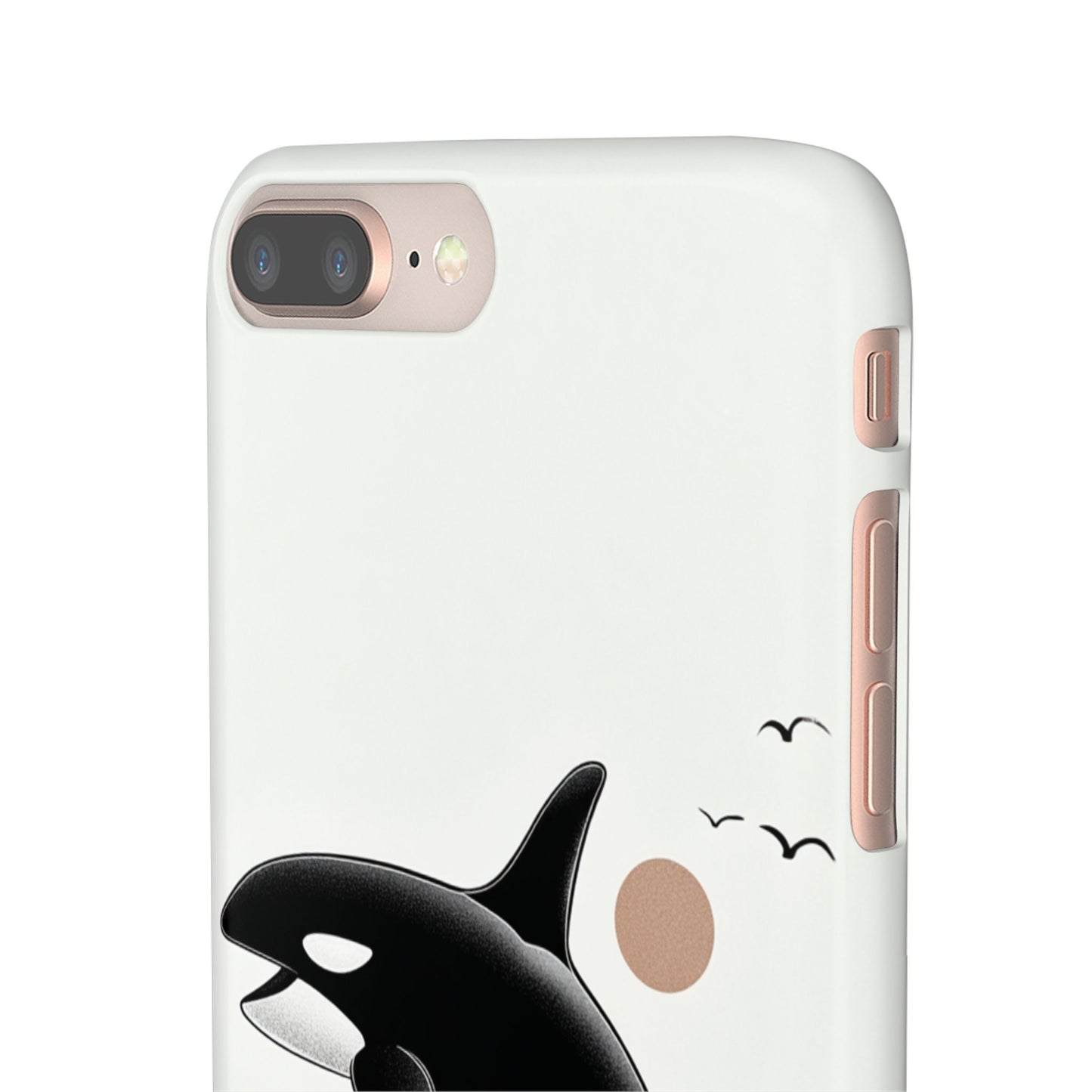 Whale Splash Phone Case | Ocean Lover Gift, Marine Art, Snap Cases, Cute Whale Design, Custom Phone Accessories
