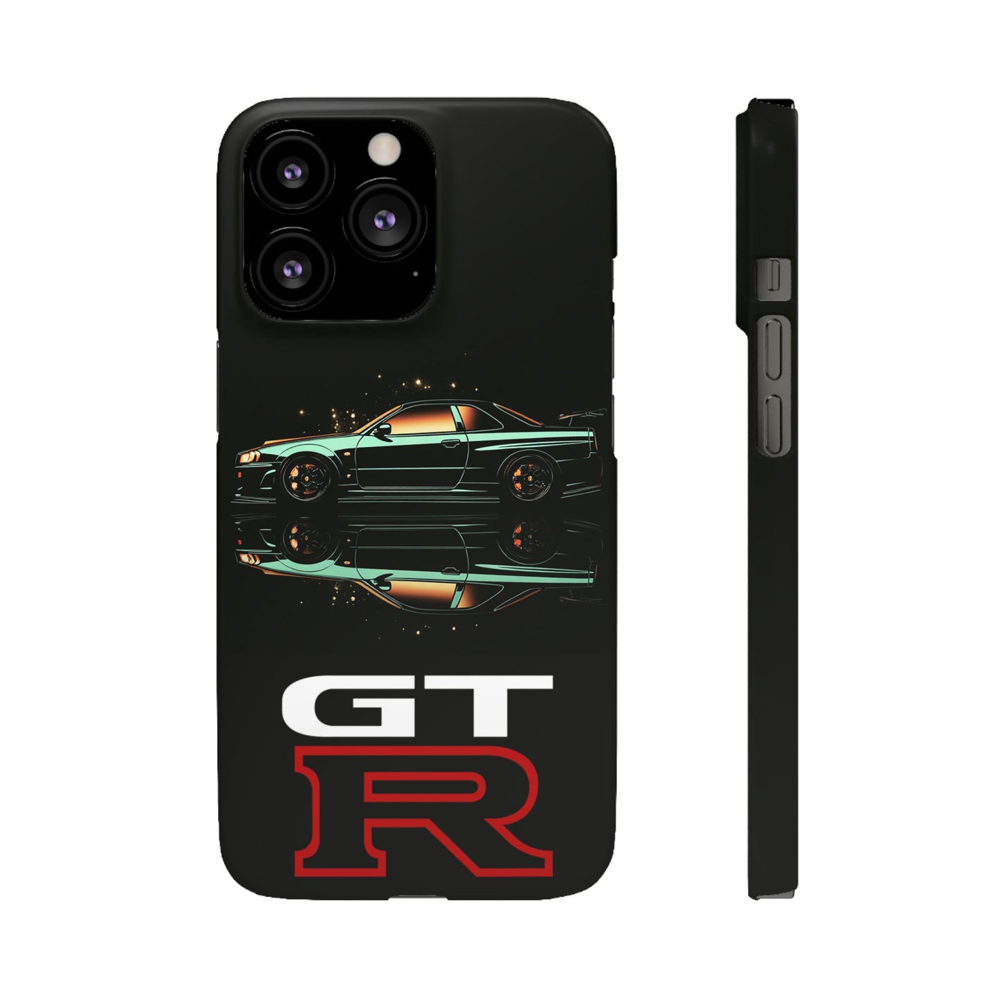 Green Skyleine R34 GTR Art Snap Case and Protective Phone Cover For iPhone and Samsung