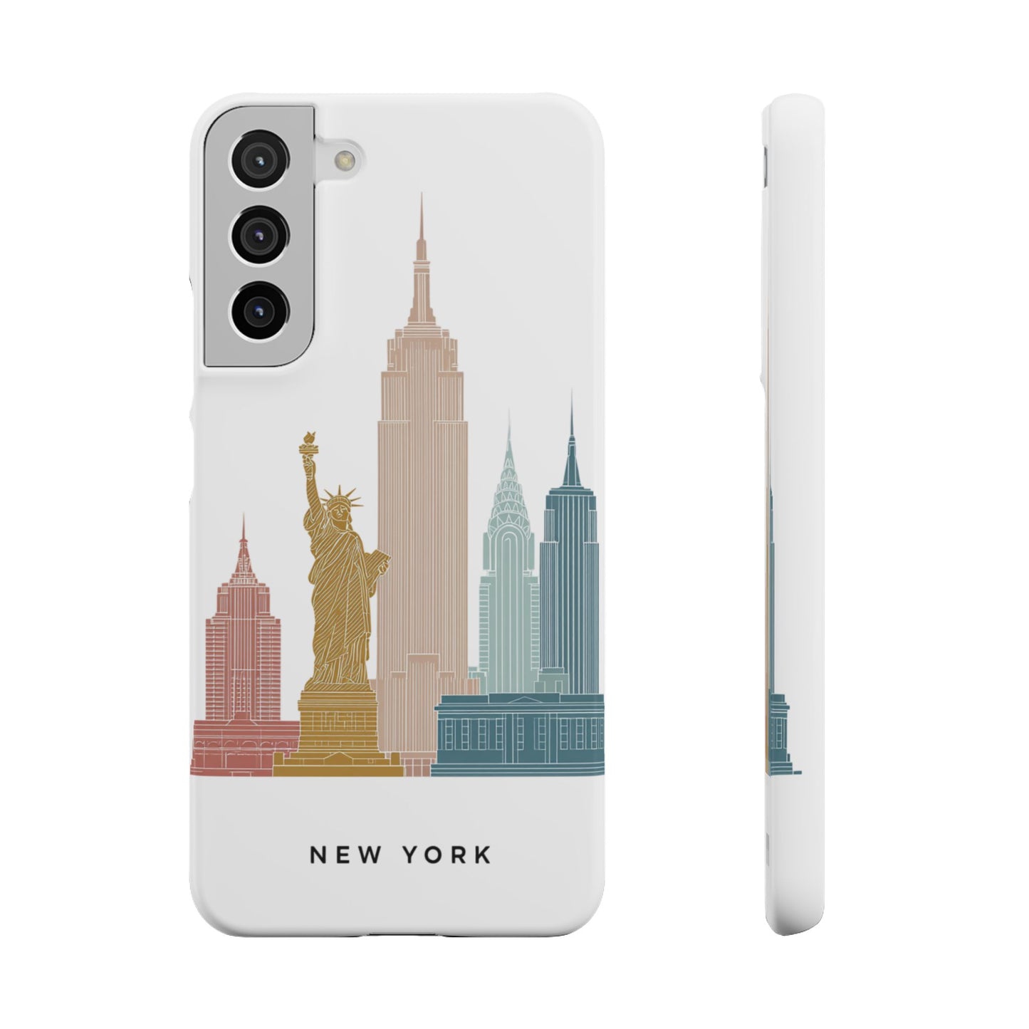 Stylish New York Snap Case, Urban Phone Cover, Cityscape Phone Case, Gift for Travelers, Trendy Protective Case