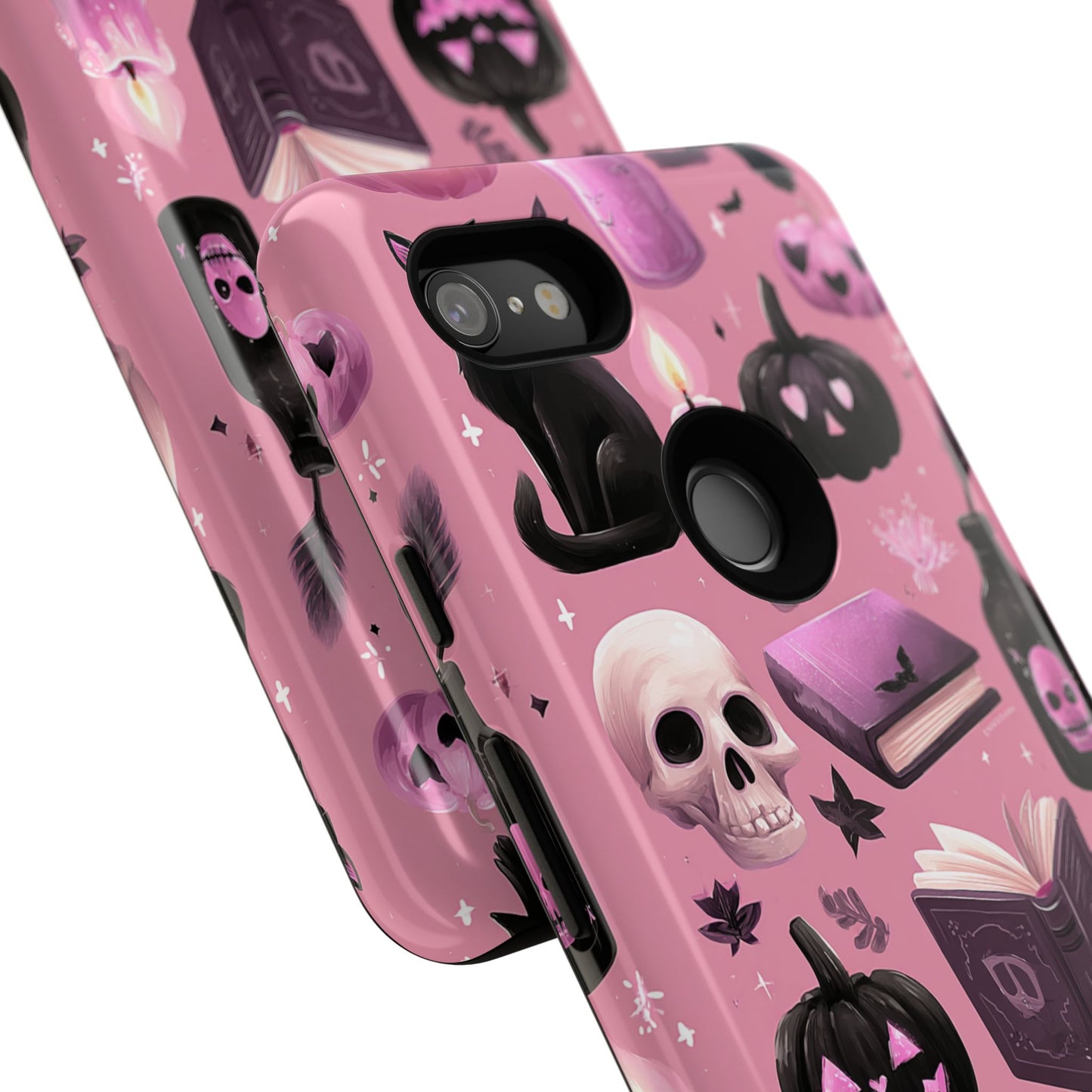 Spooky Phone Case - Halloween Design, Cute Costume Accessory, Fall Decor, Gift for Cat Lovers, Witchy Vibes, Trick or Treat