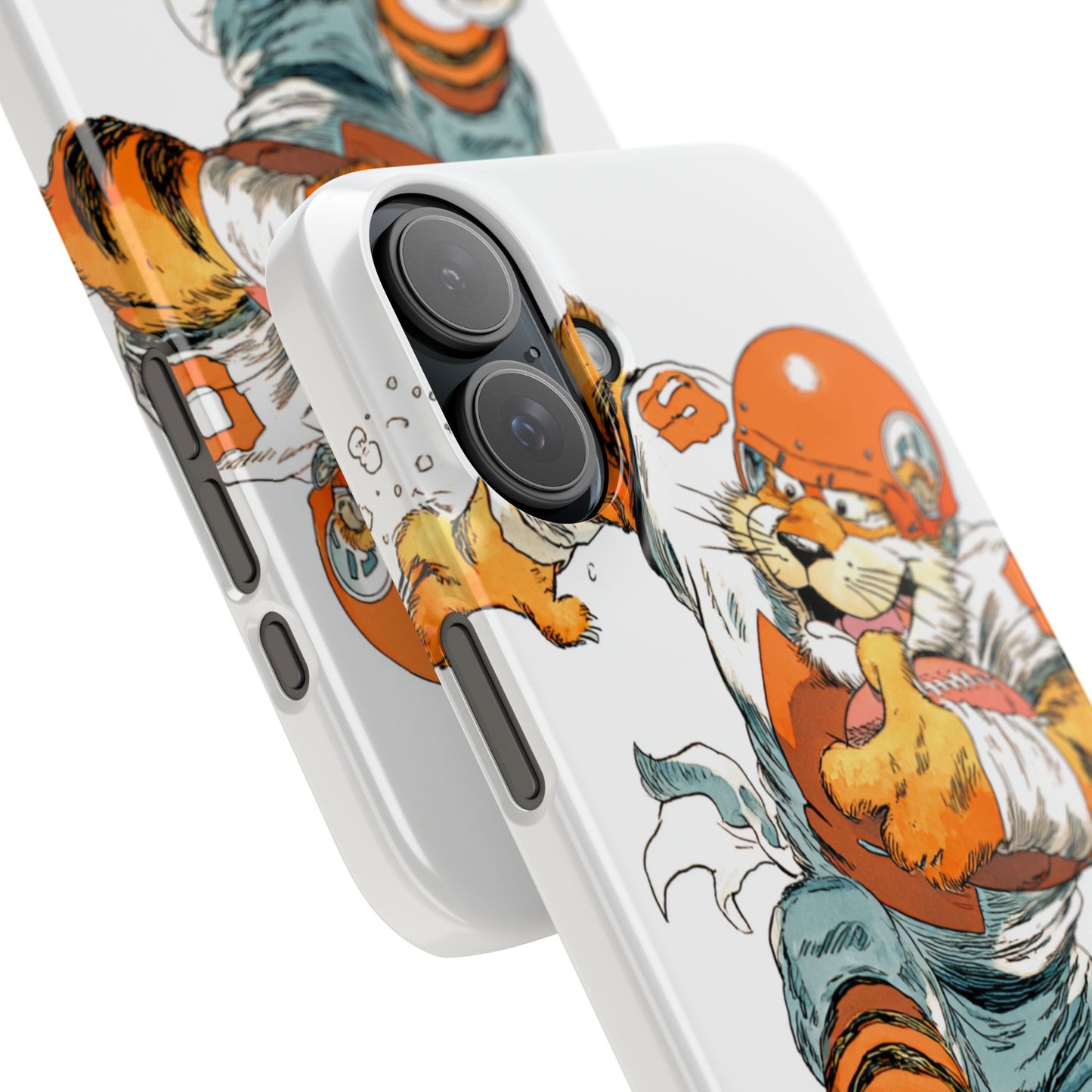 Cincinnati Bengals Snap Cases, Football Fans Phone Case, Tiger Cartoon Art Design, Football Lover Gift, Protective Phone Cover