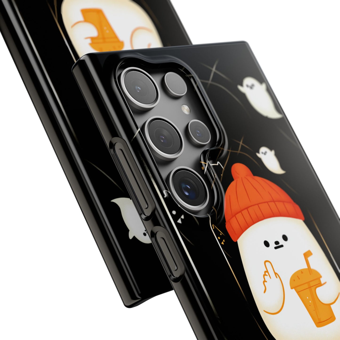 Spook You Halloween Ghost Snap Case Kawaii Protective Phone Cover for iPhone and Samsung