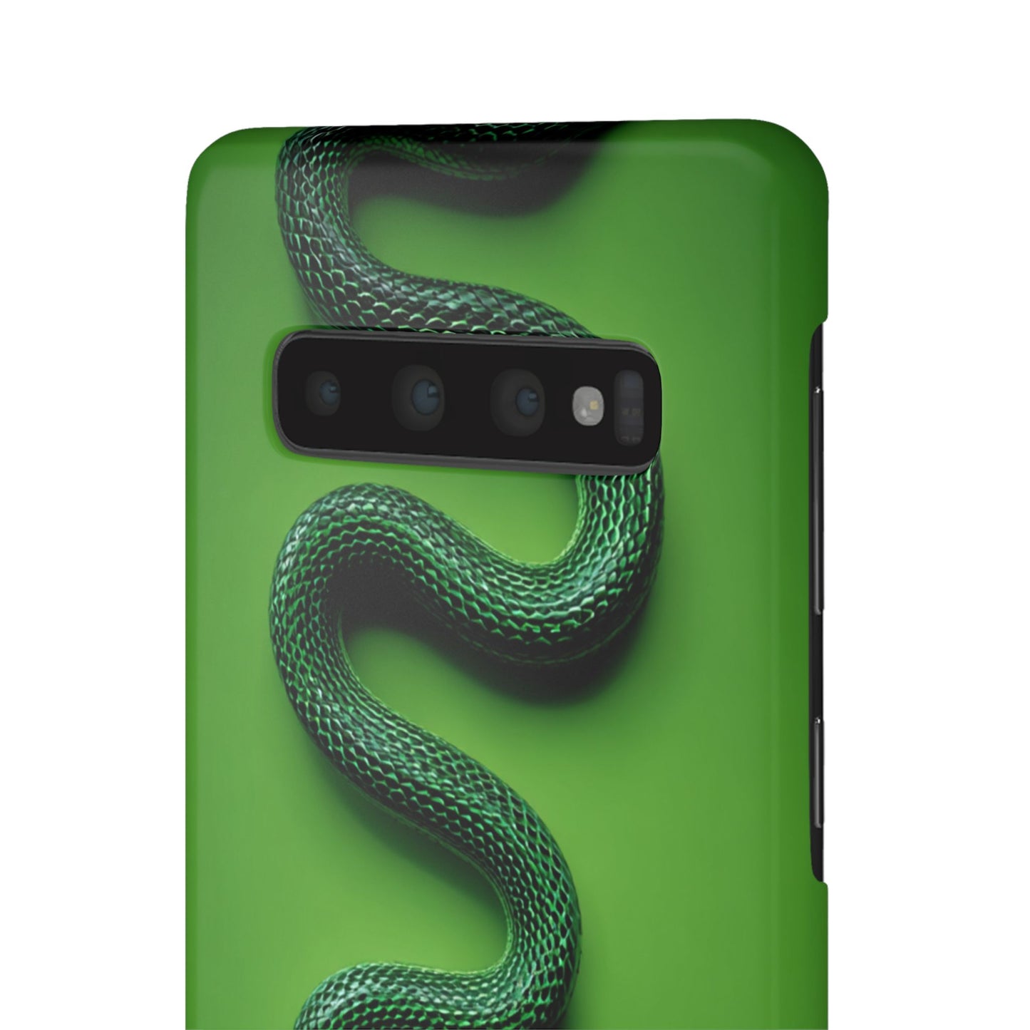Green Snake Snap Case for iPhone, Stylish Phone Cover, Unique Gift, Trendy Accessory, Birthday, Nature Lover's Phone Case