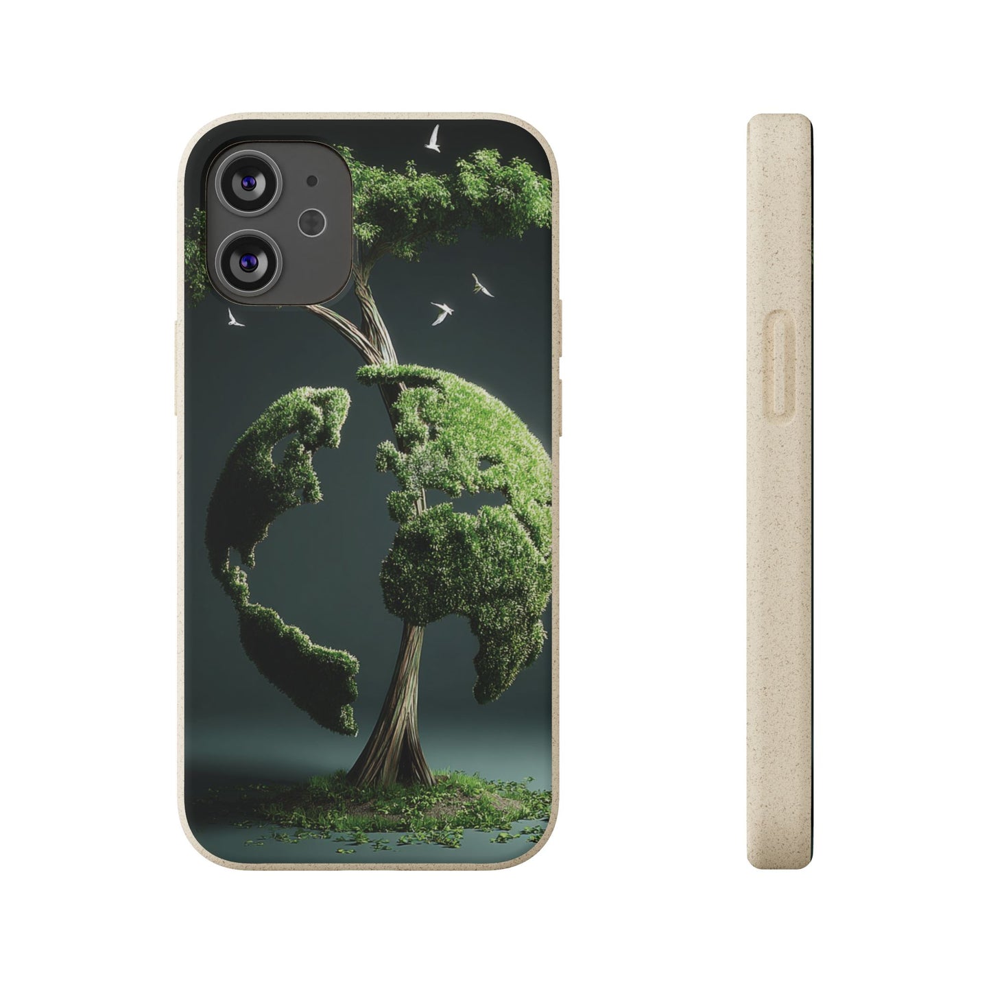 Eco-Friendly Phone Case with Nature Design, Sustainable iPhone Cover, Biodegradable Cellphone Accessories, Green Earth Gift, Earth Day [...]