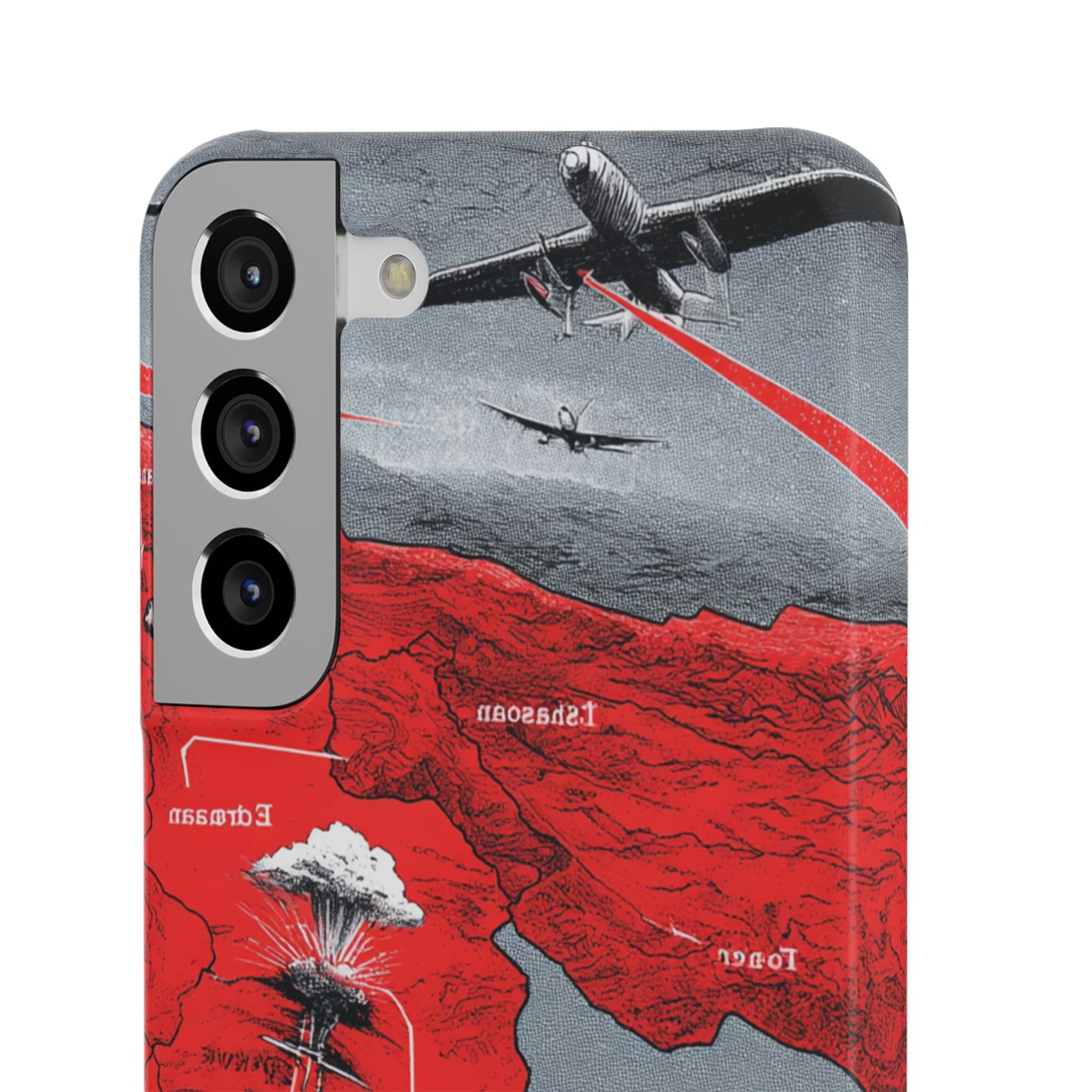 Bold Graphic Snap Case with Dramatic Design, Unique Phone Cover, Artistic Protection for iPhone, Trendy Gadget Gift, Edgy Tech Accessory