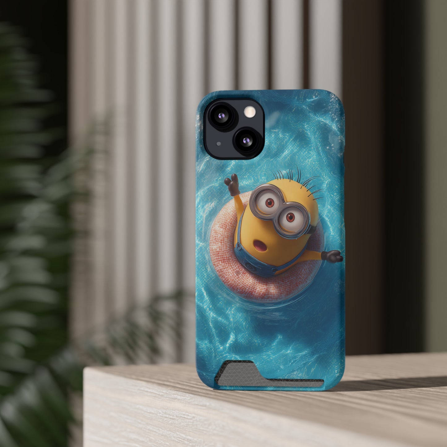 Minion Phone Case with Card Holder, Fun and Functional Accessory for Kids, Smartphone Case, Gift for Minion Fans, Unique Mobile Cover, [...]