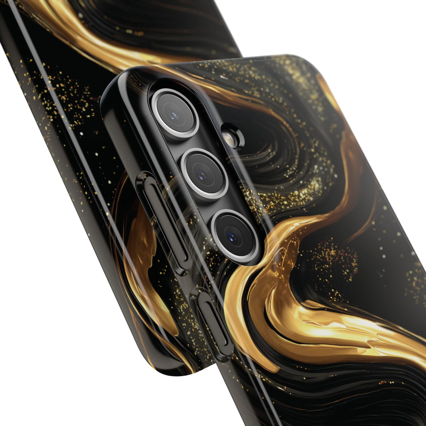 Elegant Gold Swirl Snap Case - Stylish Phone Cover, Modern Accessory, Gift for Her, Luxe Phone Case, Trendy Decor