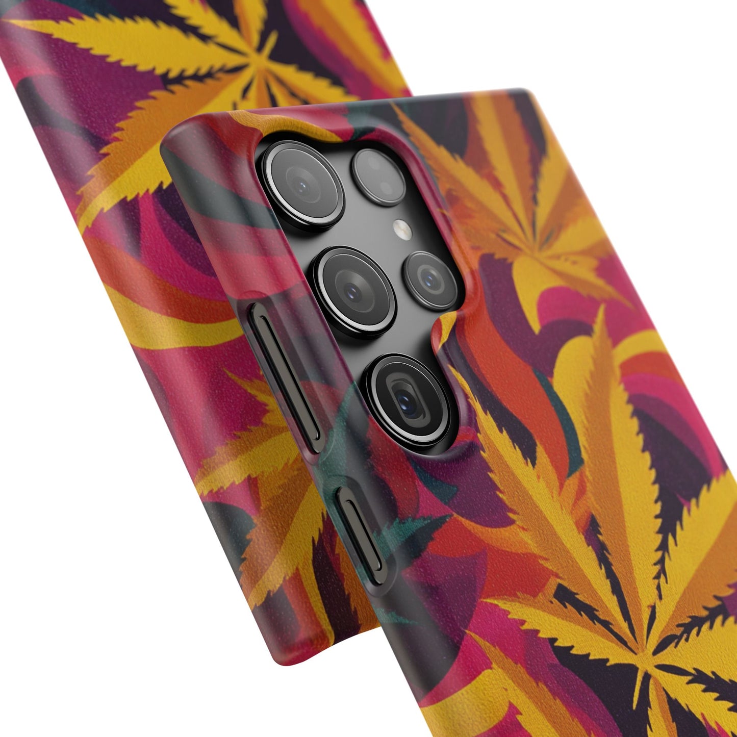 Autumn Vibe Cannabis Snap Case for IPhones and Samsungs Custom
