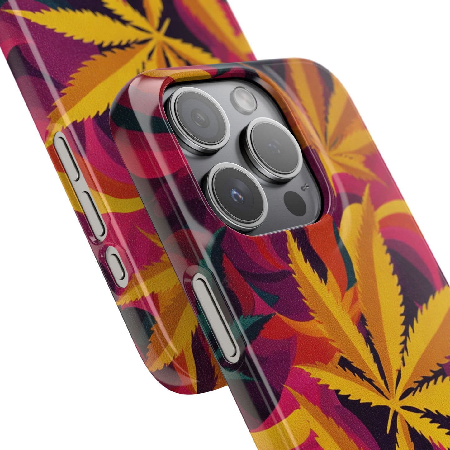 Autumn Vibe Cannabis Snap Case for IPhones and Samsungs Custom