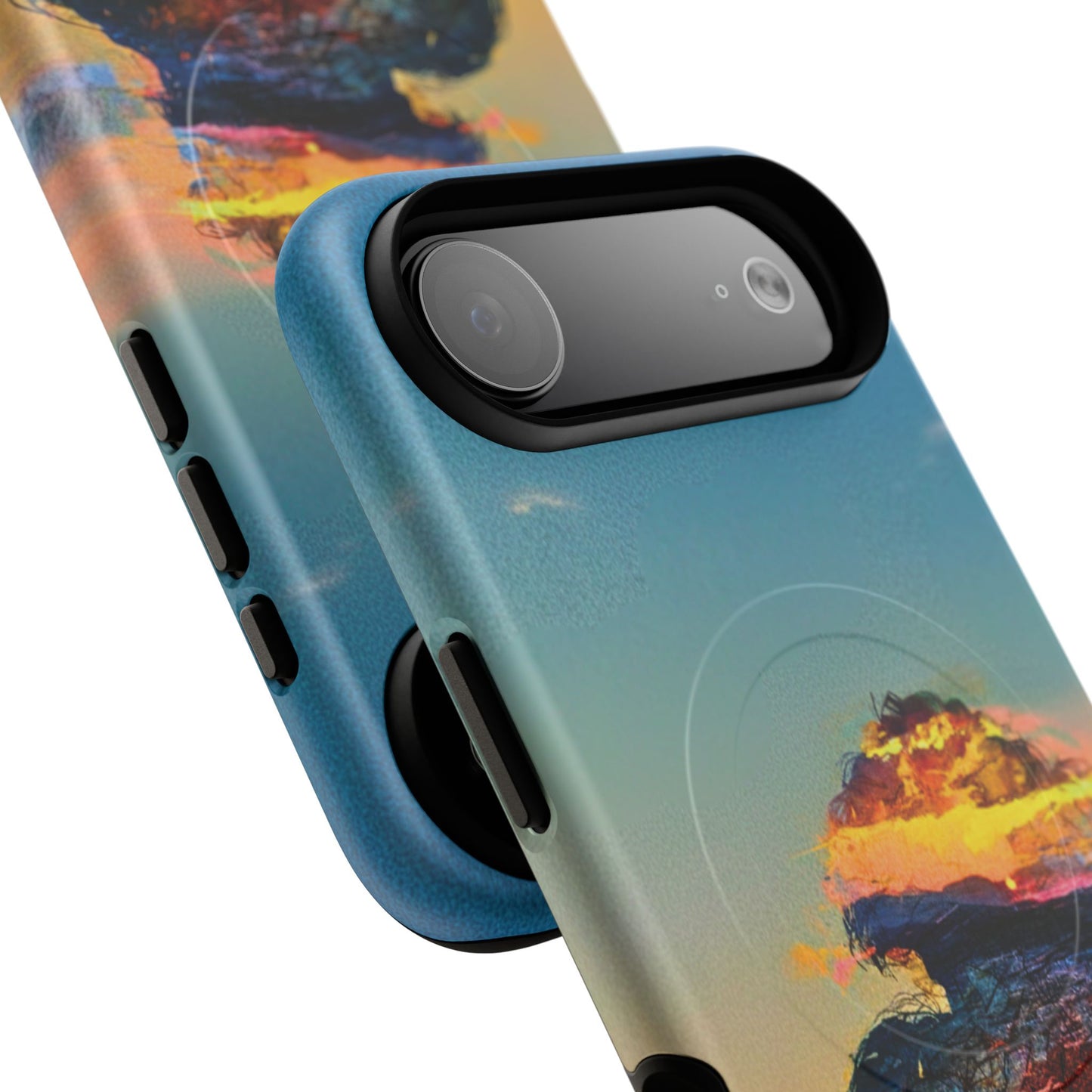 Abstract Sunset Silhouette Tough Magnetic Phone Case