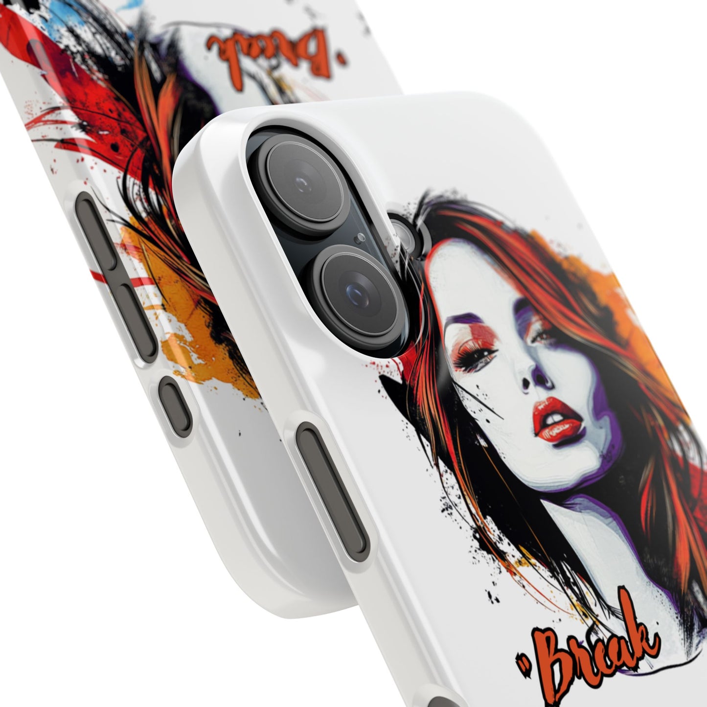 Empowering Art Snap Cases, Phone Cover, Break the Chains of Silence, Unique Gift, Inspirational Tech Accessories