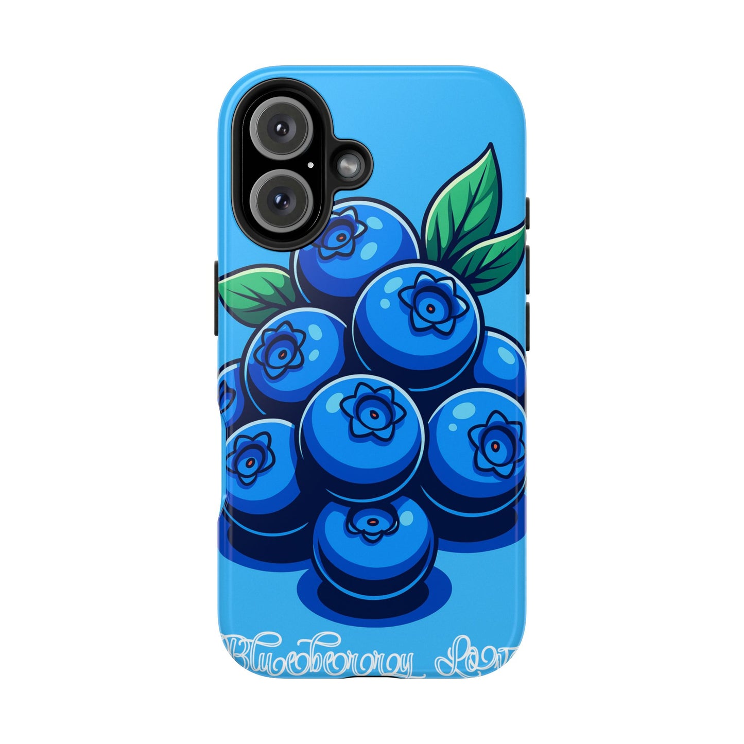 iPhone 17 Blueberry Delight Tough Phone Case, Cute Phone Cover, Fruit Lover Gift, Durable Phone Protector, Unique Smartphone Accessories