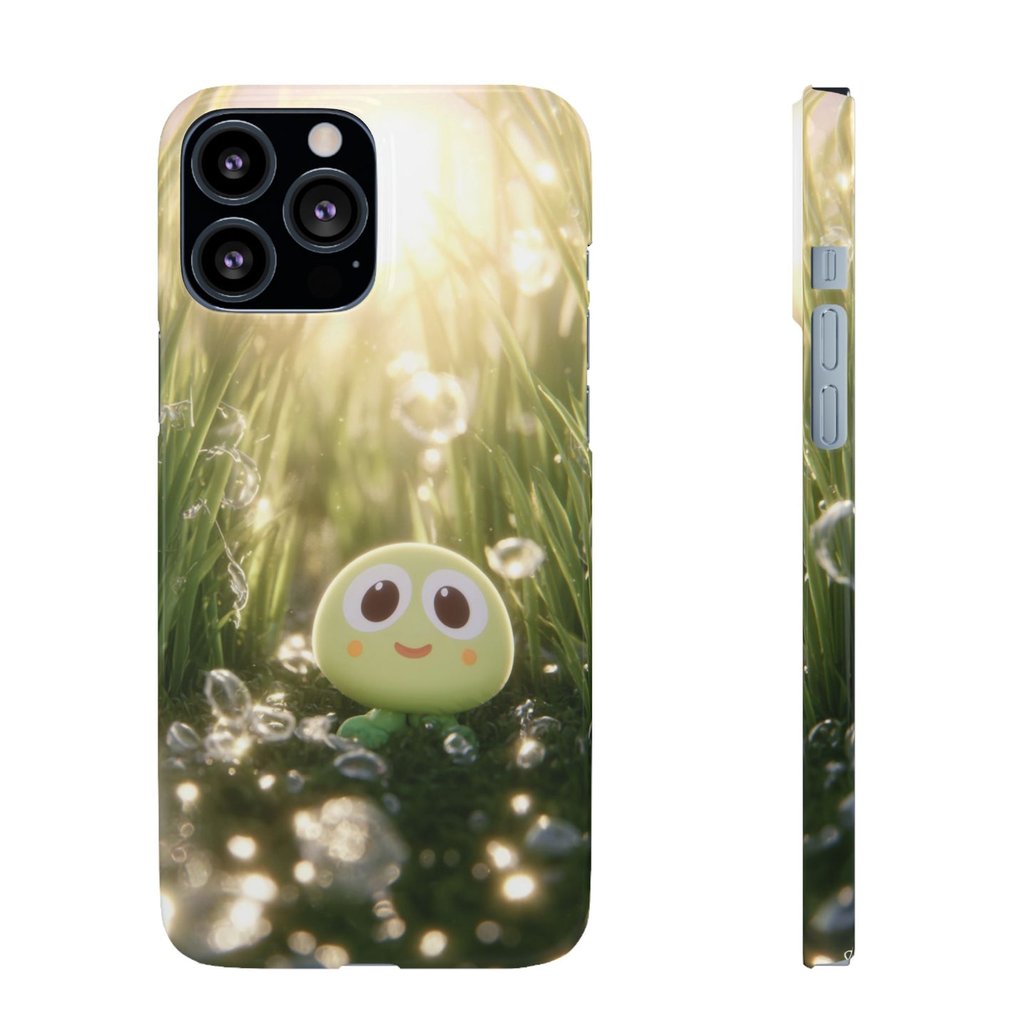 Cute Nature-Inspired Snap Case, Cartoon Phone Cover, Eco-Friendly Gift, Fun Accessory, Personalized Phone Case, Nature Lover's Gift