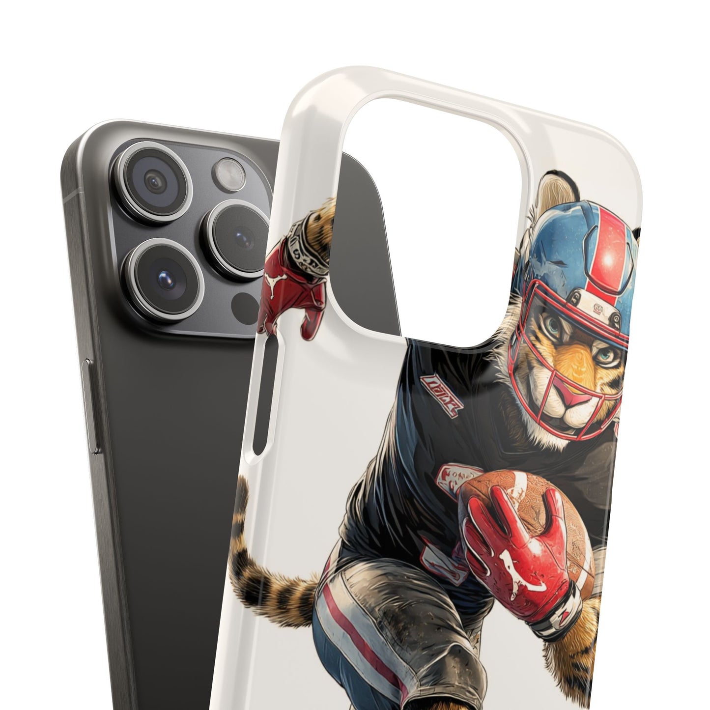 Sporty Animal Snap Cases for Phone, Unique Art, Gift for Sports Lovers, Fun Design for Gamers, iPhone Accessories
