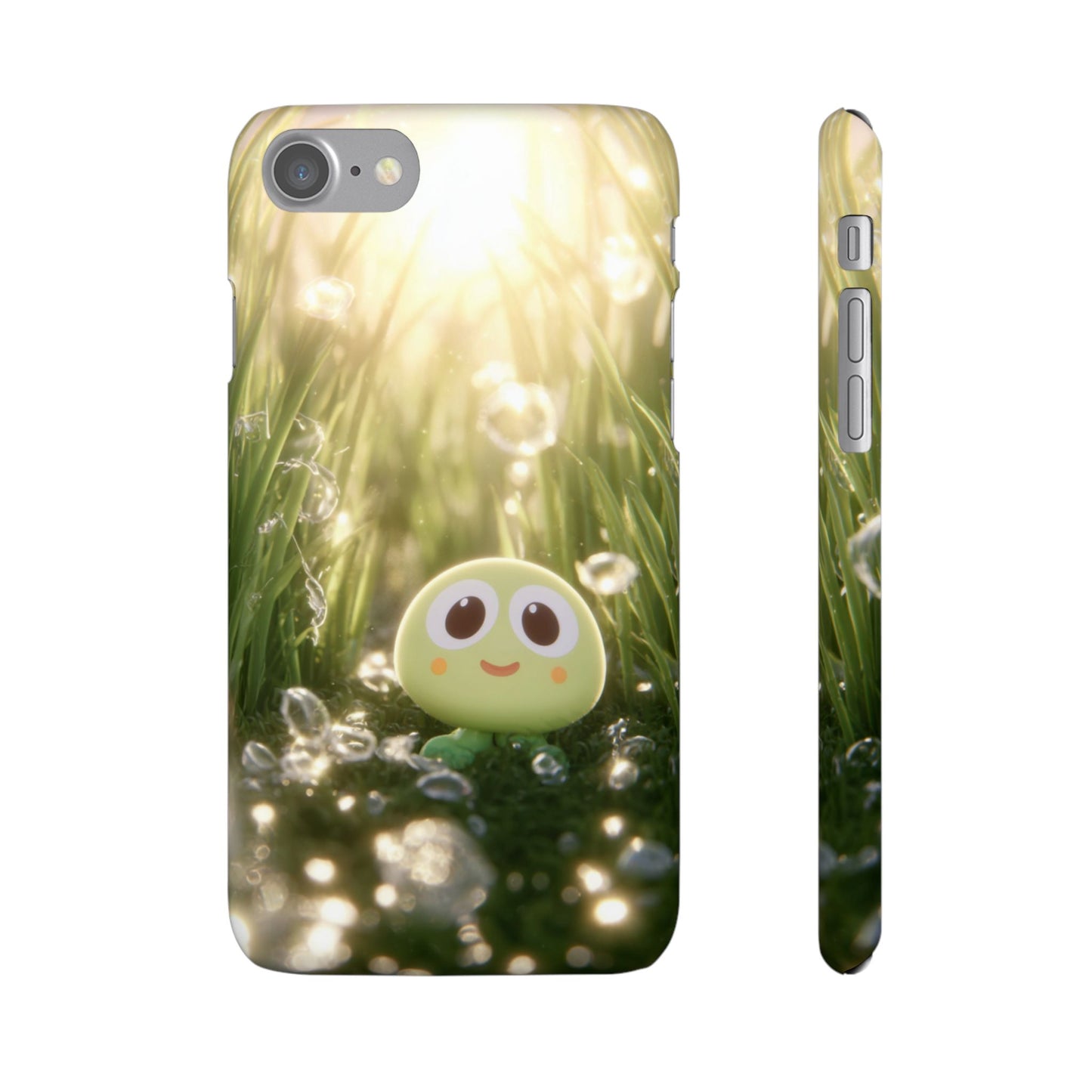 Cute Nature-Inspired Snap Case, Cartoon Phone Cover, Eco-Friendly Gift, Fun Accessory, Personalized Phone Case, Nature Lover's Gift