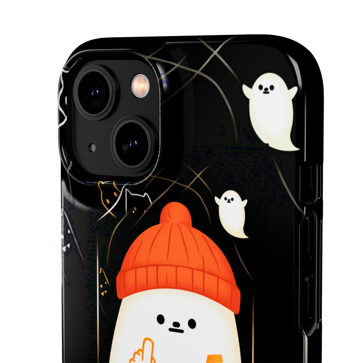 Spook You Halloween Ghost Snap Case Kawaii Protective Phone Cover for iPhone and Samsung