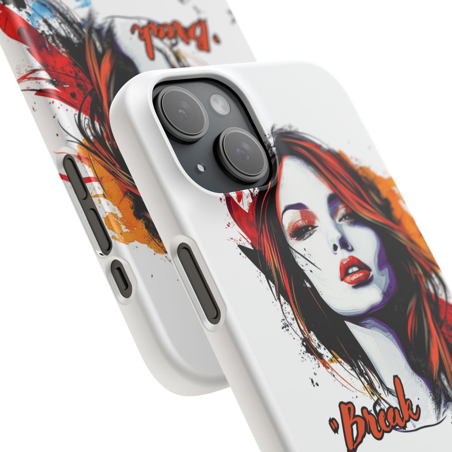 Empowering Art Snap Cases, Phone Cover, Break the Chains of Silence, Unique Gift, Inspirational Tech Accessories