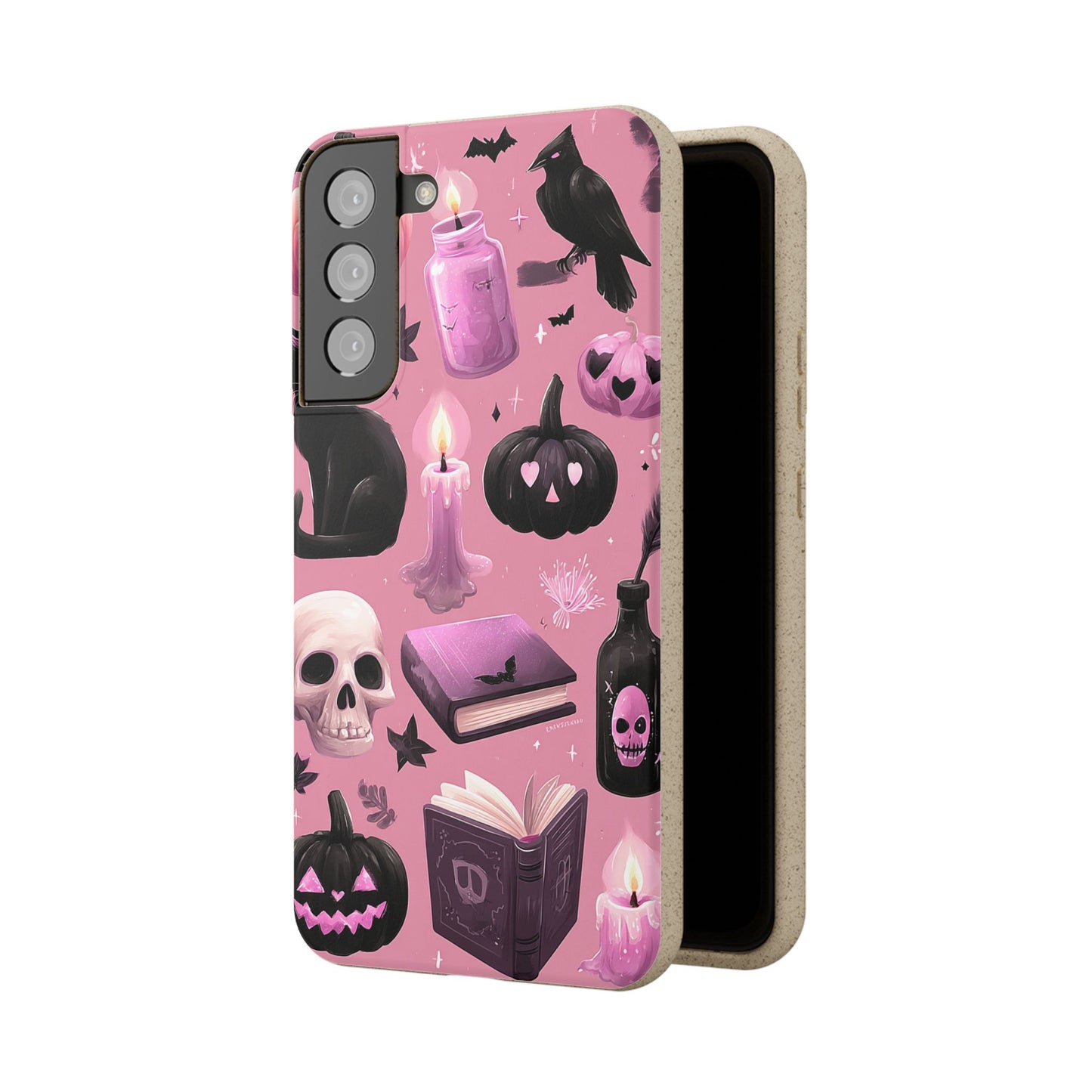 Halloween-Inspired Biodegradable Phone Case, Eco-Friendly Cell Phone Cover, Cute Goth Aesthetic Gift, Sustainable Halloween Decor, [...]