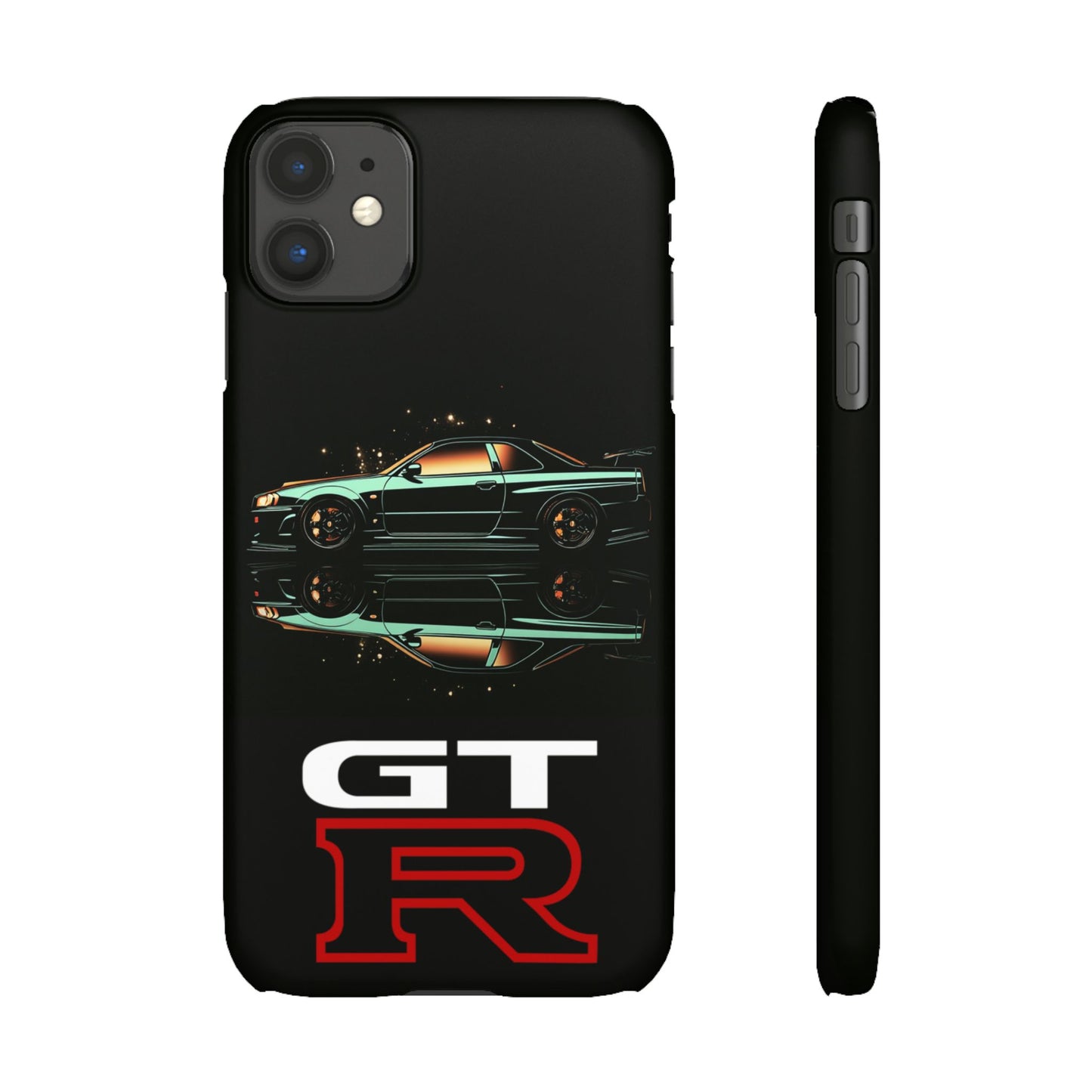 Green Skyleine R34 GTR Art Snap Case and Protective Phone Cover For iPhone and Samsung
