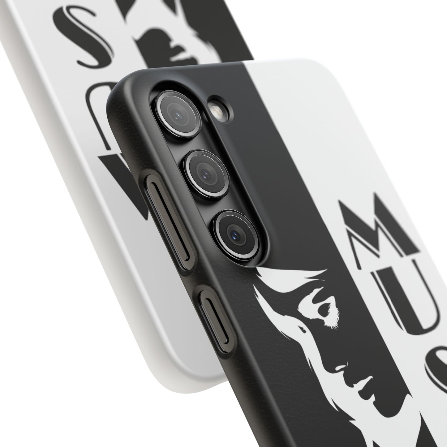 Black And White Bold Muse Snap Case Cover for iPhone and Samsung