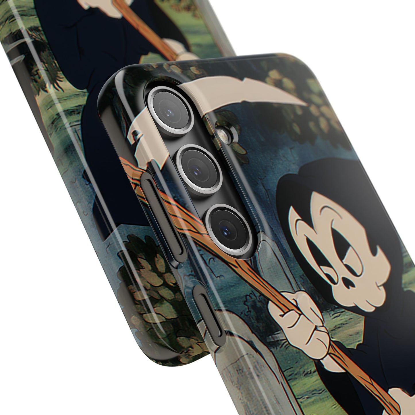 Grim Reaper Snap Case, Halloween Phone Case, Cute Death Phone Cover, Spooky Accessories, Unique Phone Protector