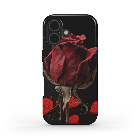 Rose And Hearts — iPhone Case, MagSafe® Compatible