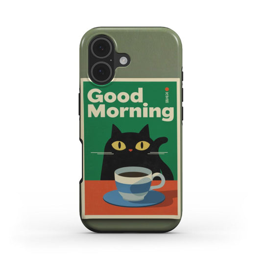 Good Morning Cat — iPhone Case, MagSafe® Compatible