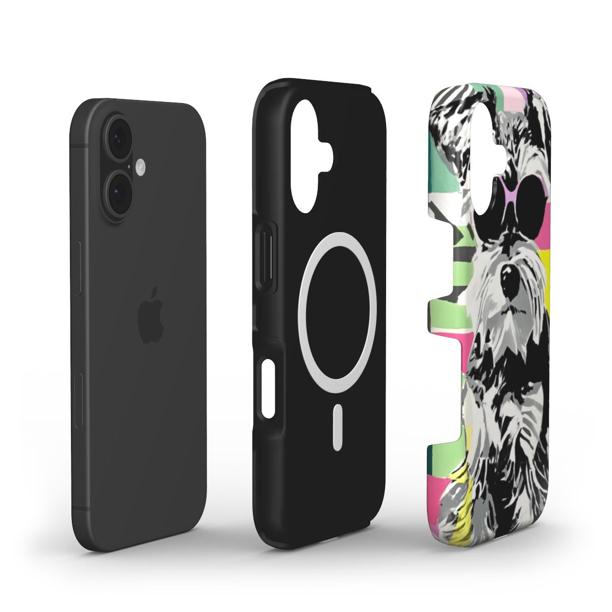 Pop Collage Dog MagSafe Tough Phone Case [IP0309]