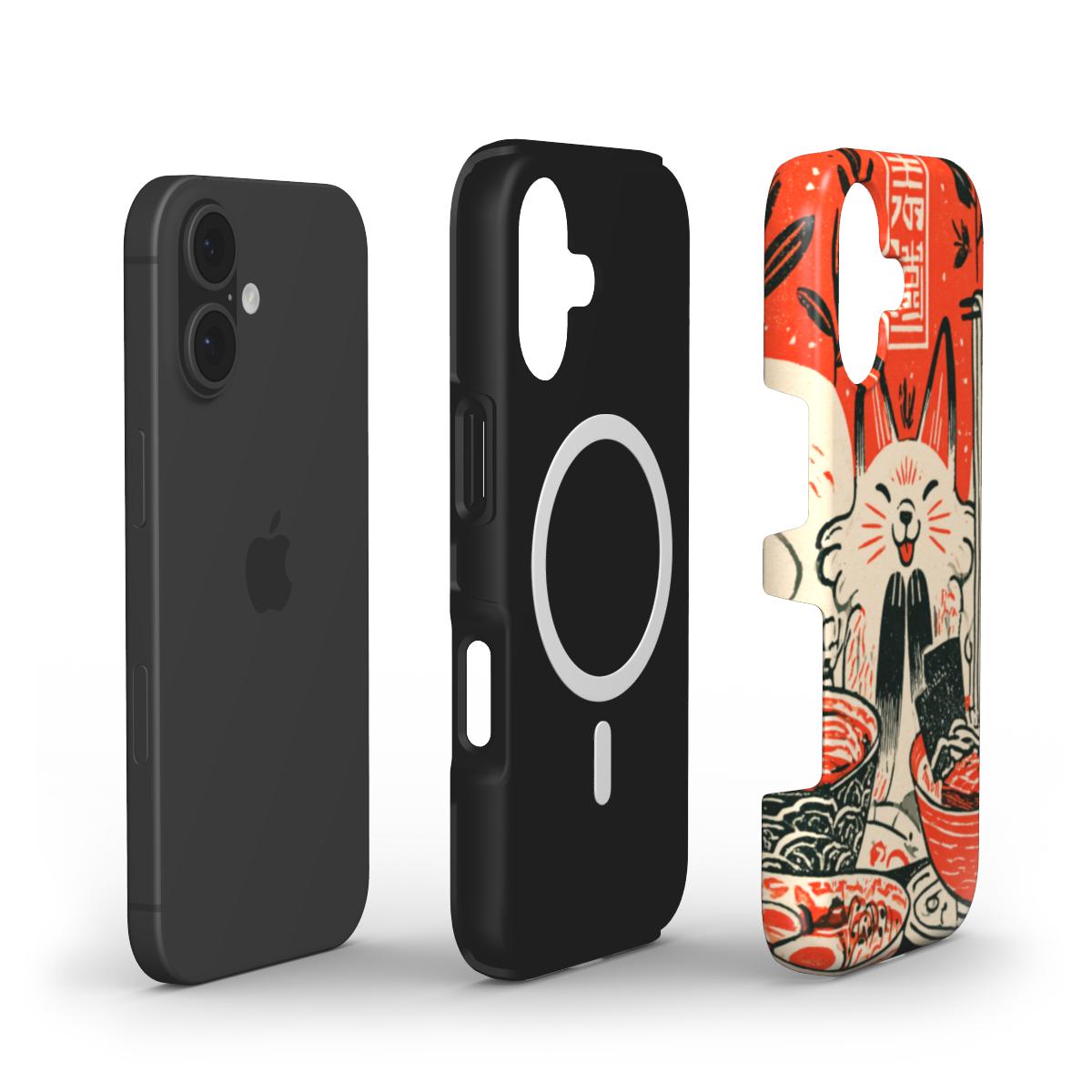 Ramen Cat MagSafe Tough Phone Case [IP0315]