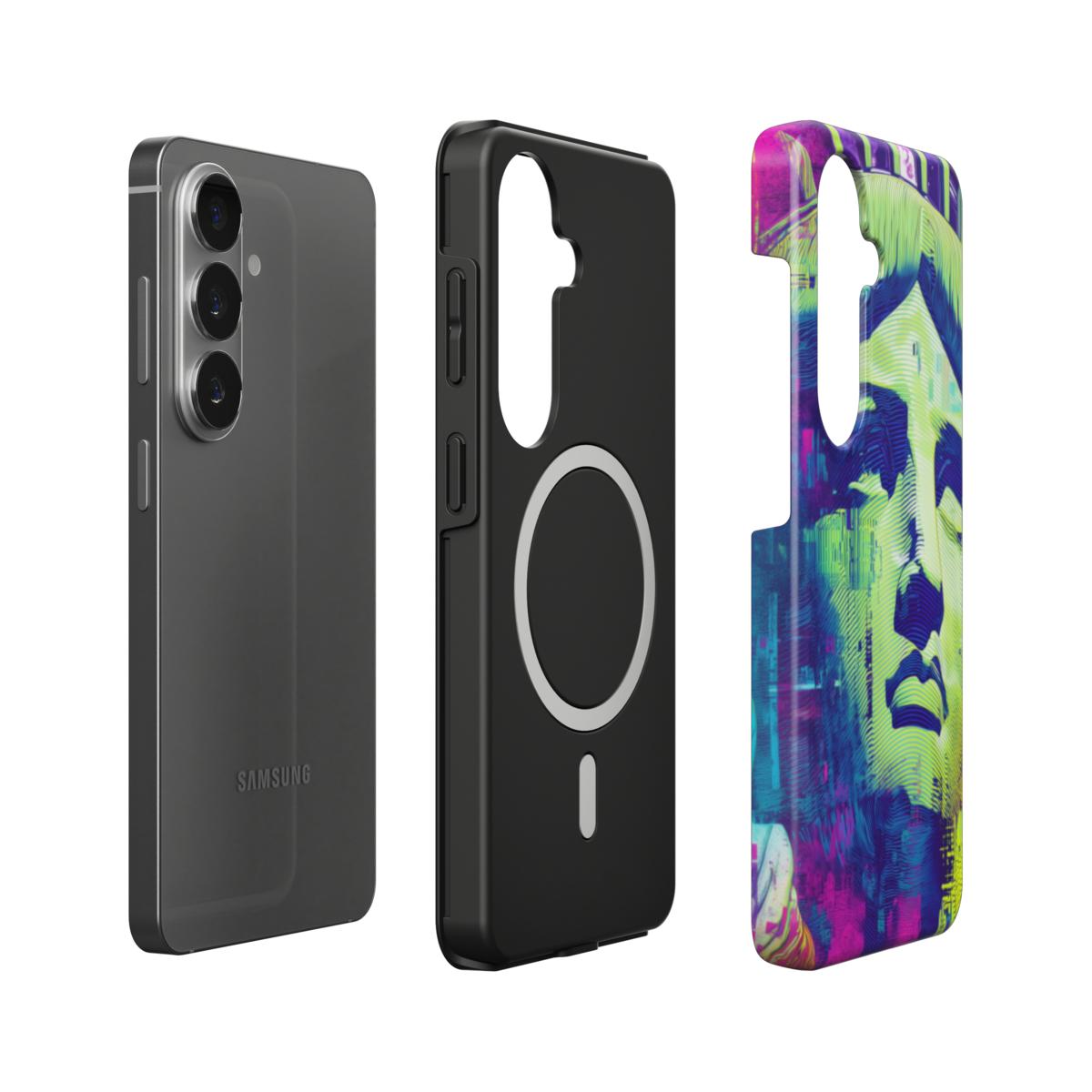 Neon Liberty Magnetic Tough Phone Case [SA0304]