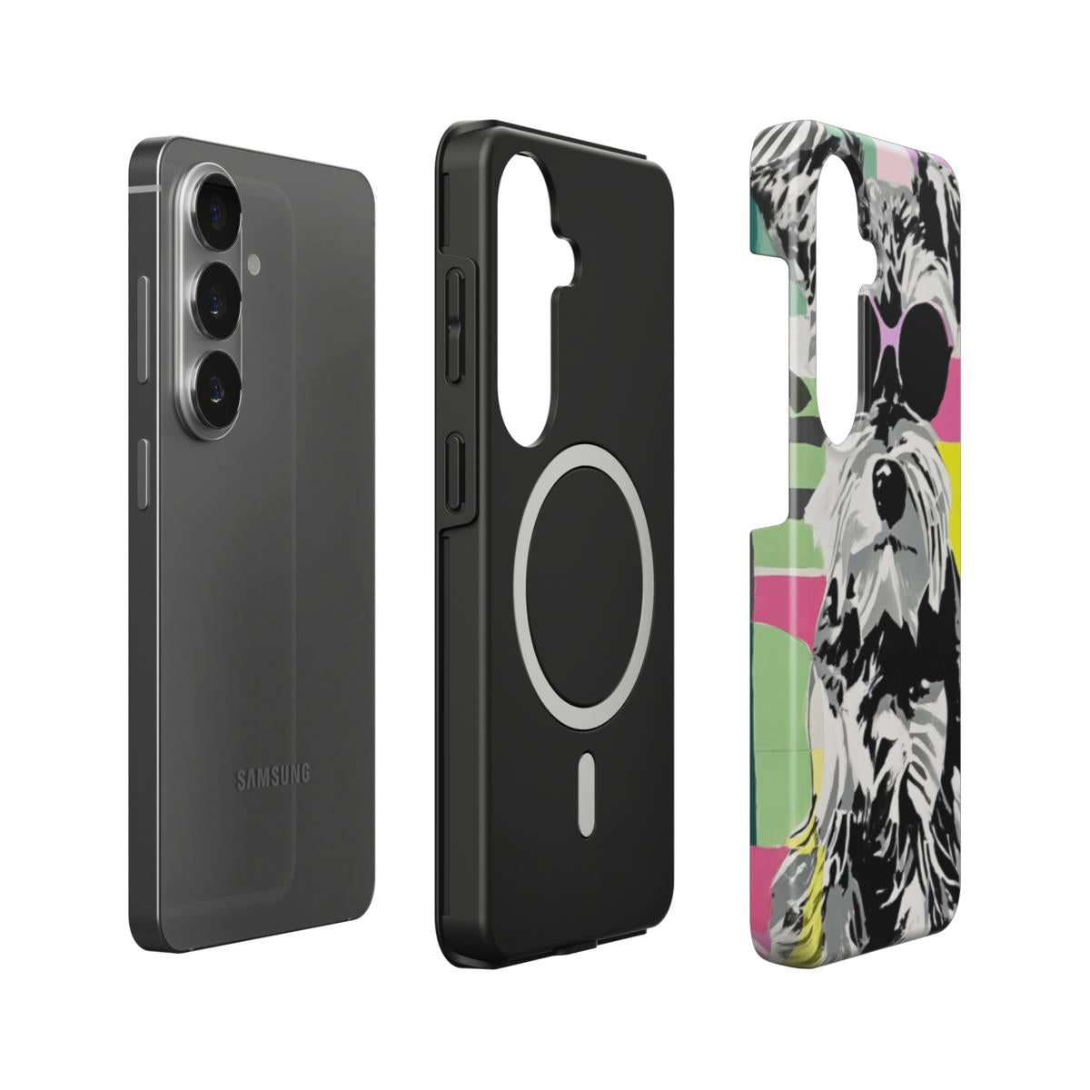 Pop Collage Dog Magnetic Tough Phone Case [SA0309]