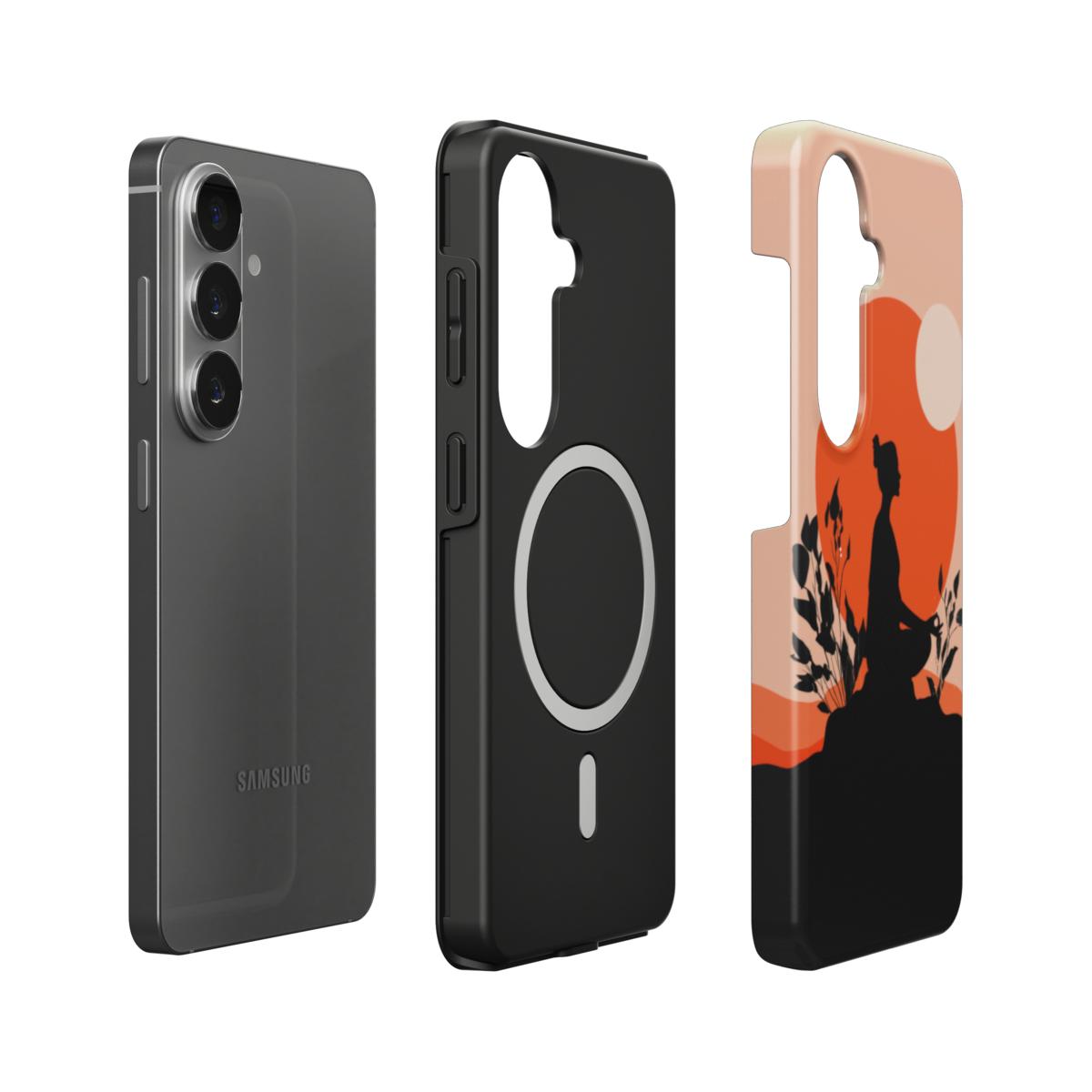 Sunset Yoga Magnetic Tough Phone Case [SA0310]