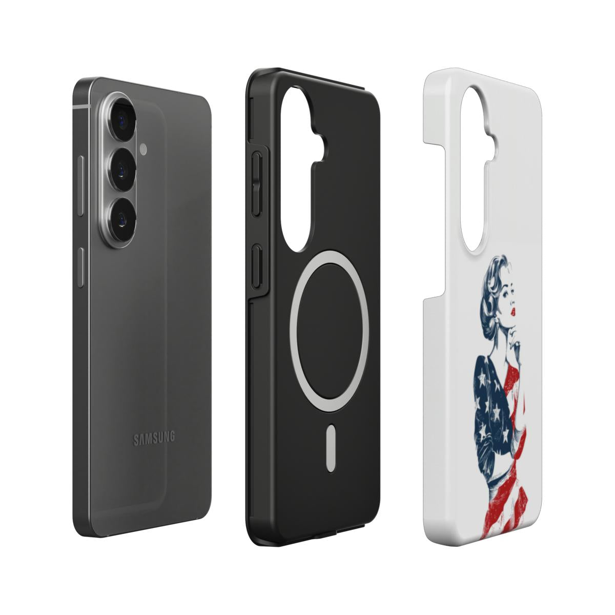 Stars And Stripes Magnetic Tough Phone Case [SA0311]