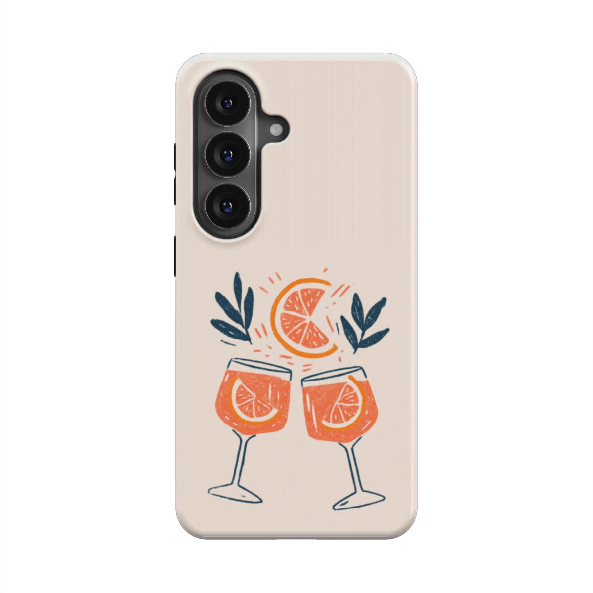Orange Spritz Magnetic Tough Phone Case [SA0313]