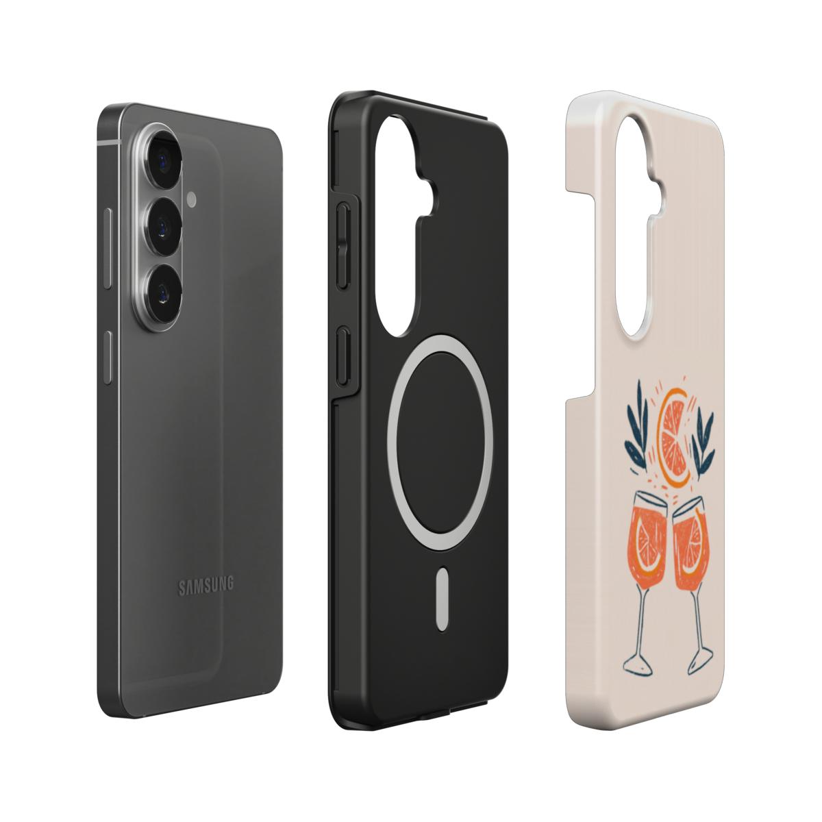 Orange Spritz Magnetic Tough Phone Case [SA0313]