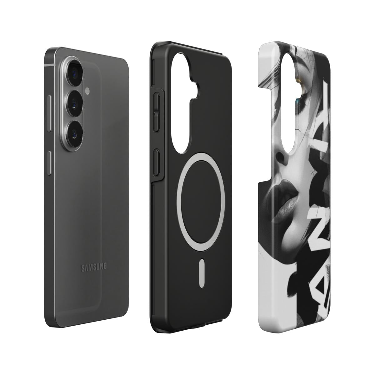 Mono Face Magnetic Tough Phone Case [SA0317]