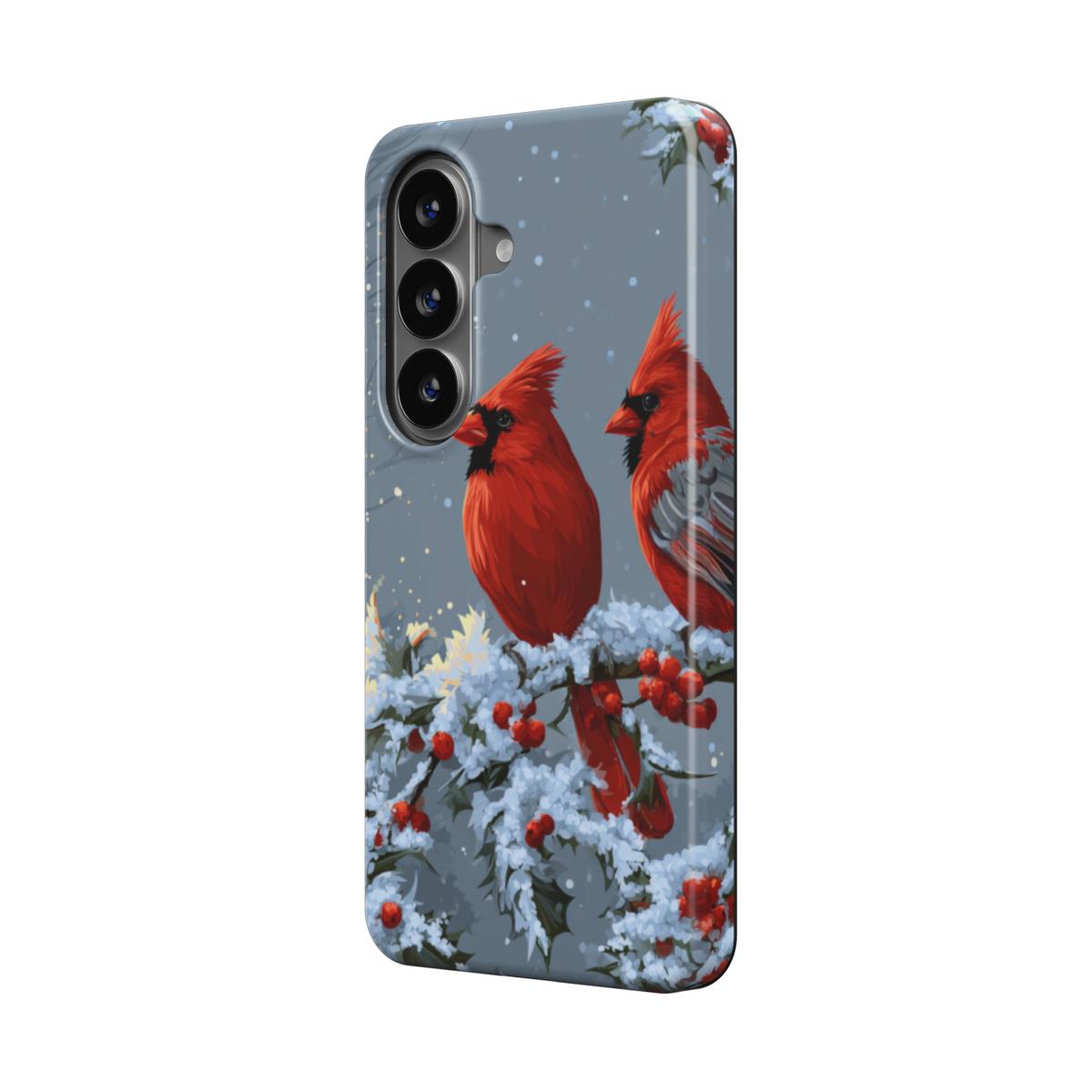 Winter Cardinals Magnetic Tough Phone Case [SA0318]