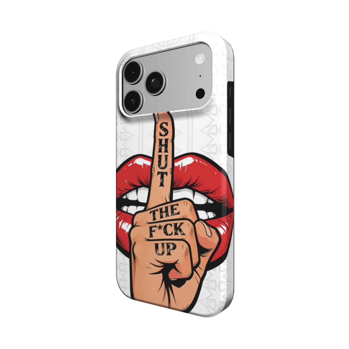 Shut Up Lips MagSafe Tough Phone Case [IP1000]