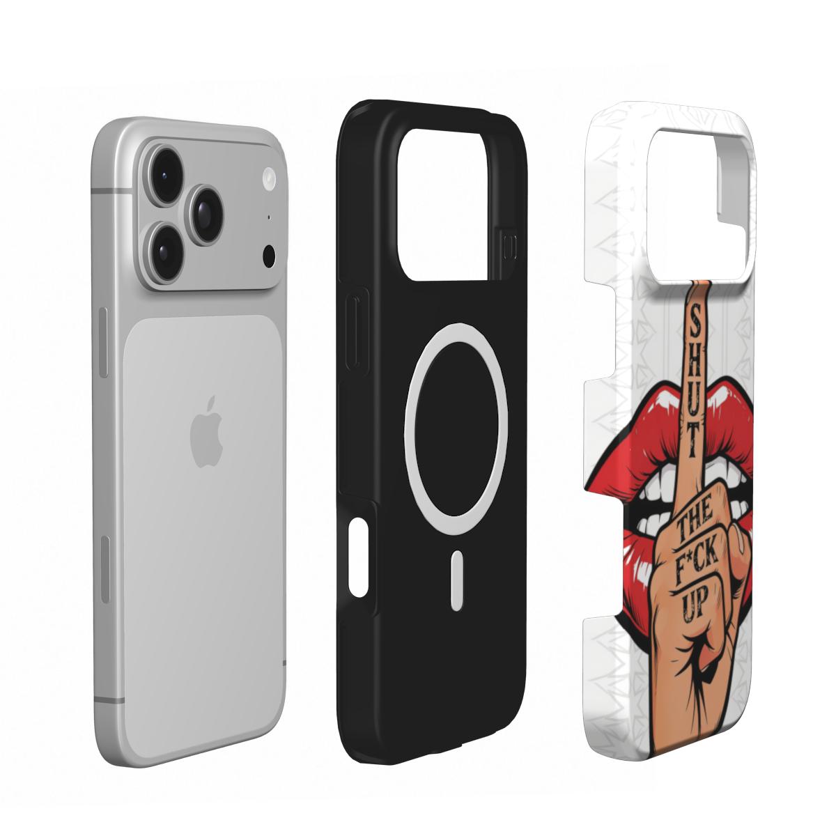 Shut Up Lips MagSafe Tough Phone Case [IP1000]