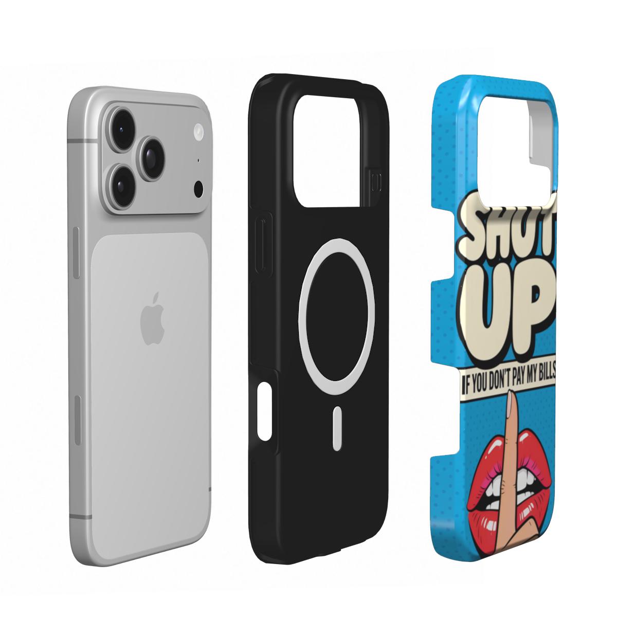 Pay My Bills MagSafe Tough Phone Case [IP1001]