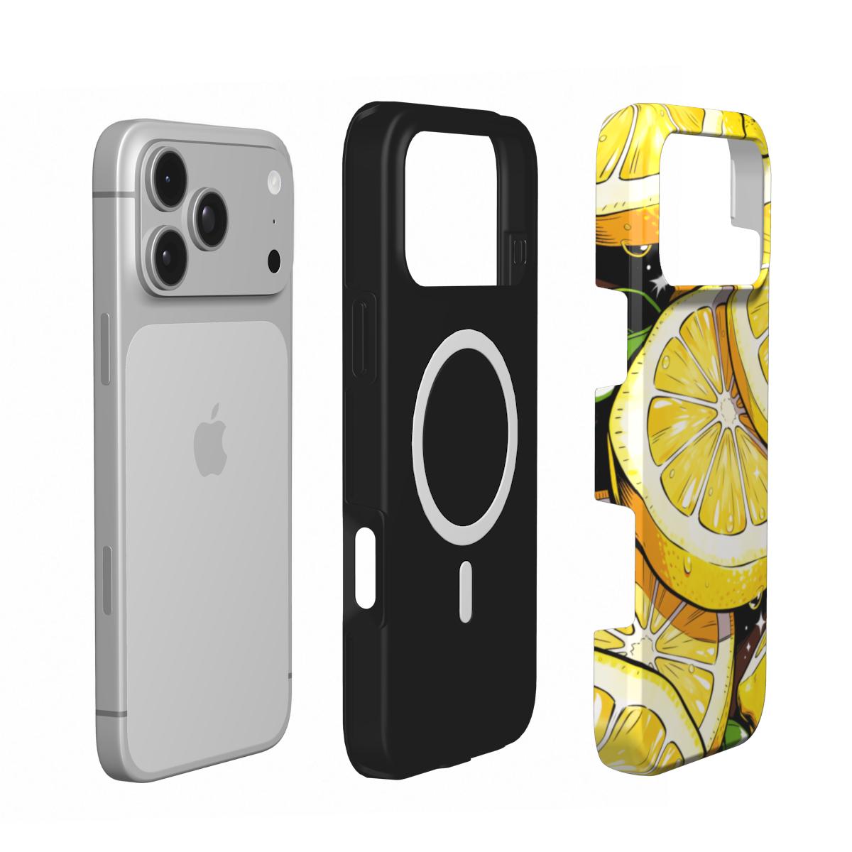 Lemon Slices MagSafe Tough Phone Case [IP1015]