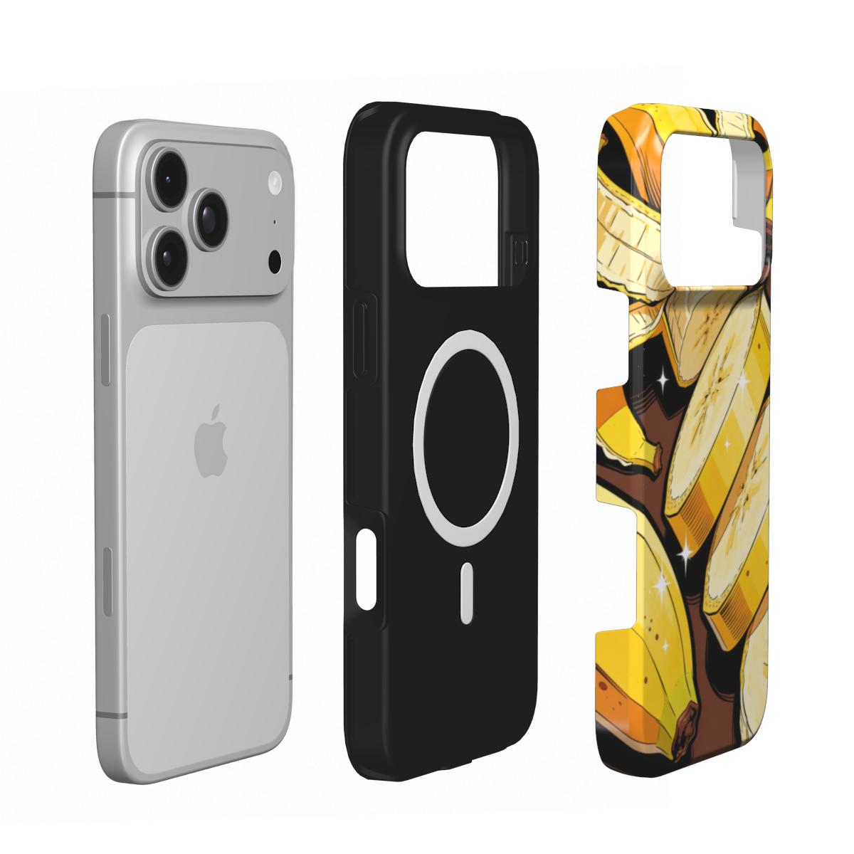 Banana Slices MagSafe Tough Phone Case [IP1017]