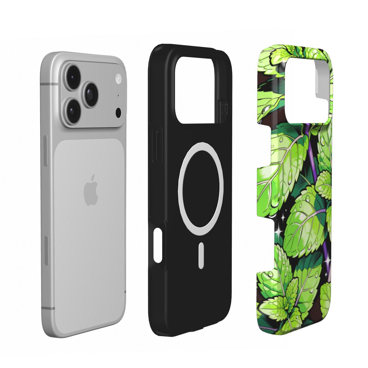 Mint Leaves MagSafe Tough Phone Case [IP1022]