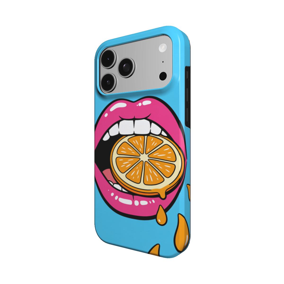Orange Slice Lips MagSafe Tough Phone Case [IP1024]