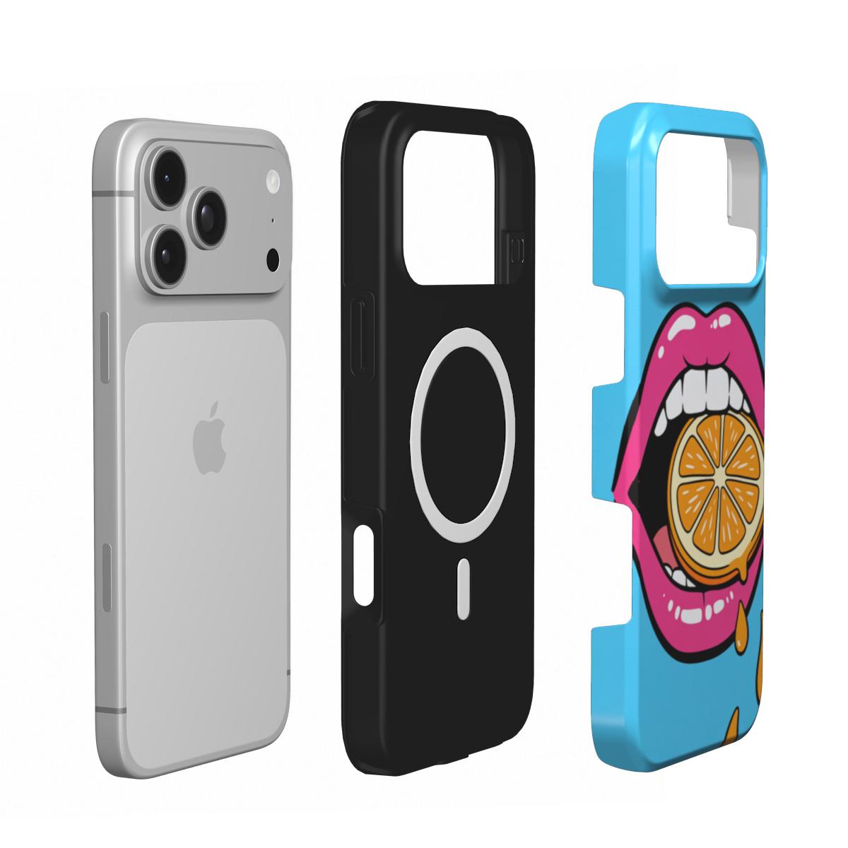 Orange Slice Lips MagSafe Tough Phone Case [IP1024]