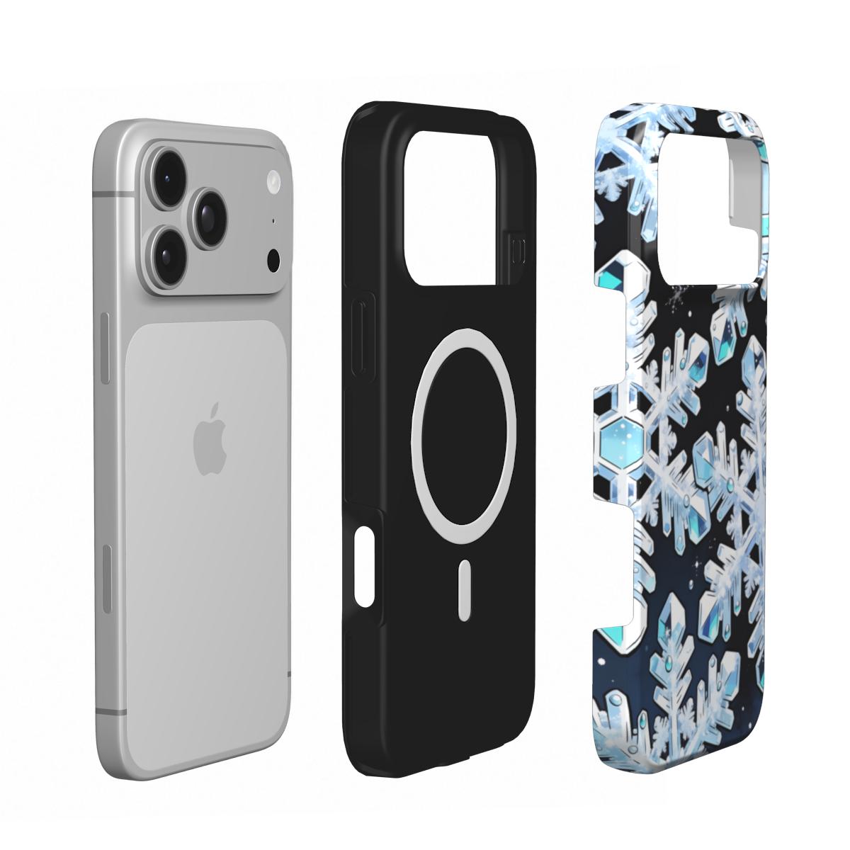 Winter Snowflakes MagSafe Tough Phone Case [IP1025]