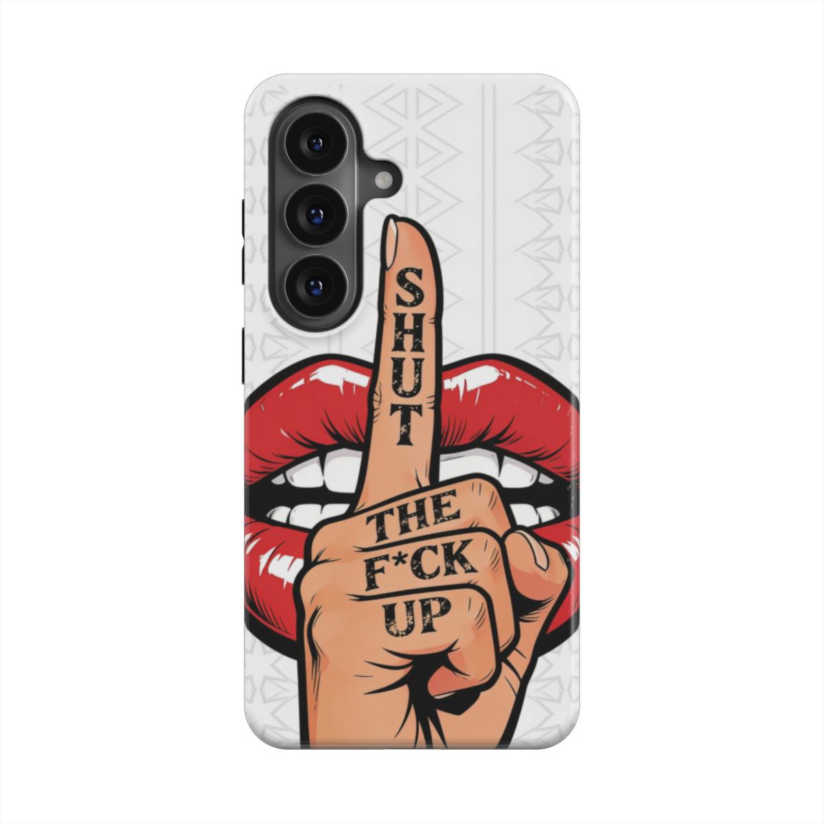 Shut Up Lips Magnetic Tough Phone Case [SA1000]