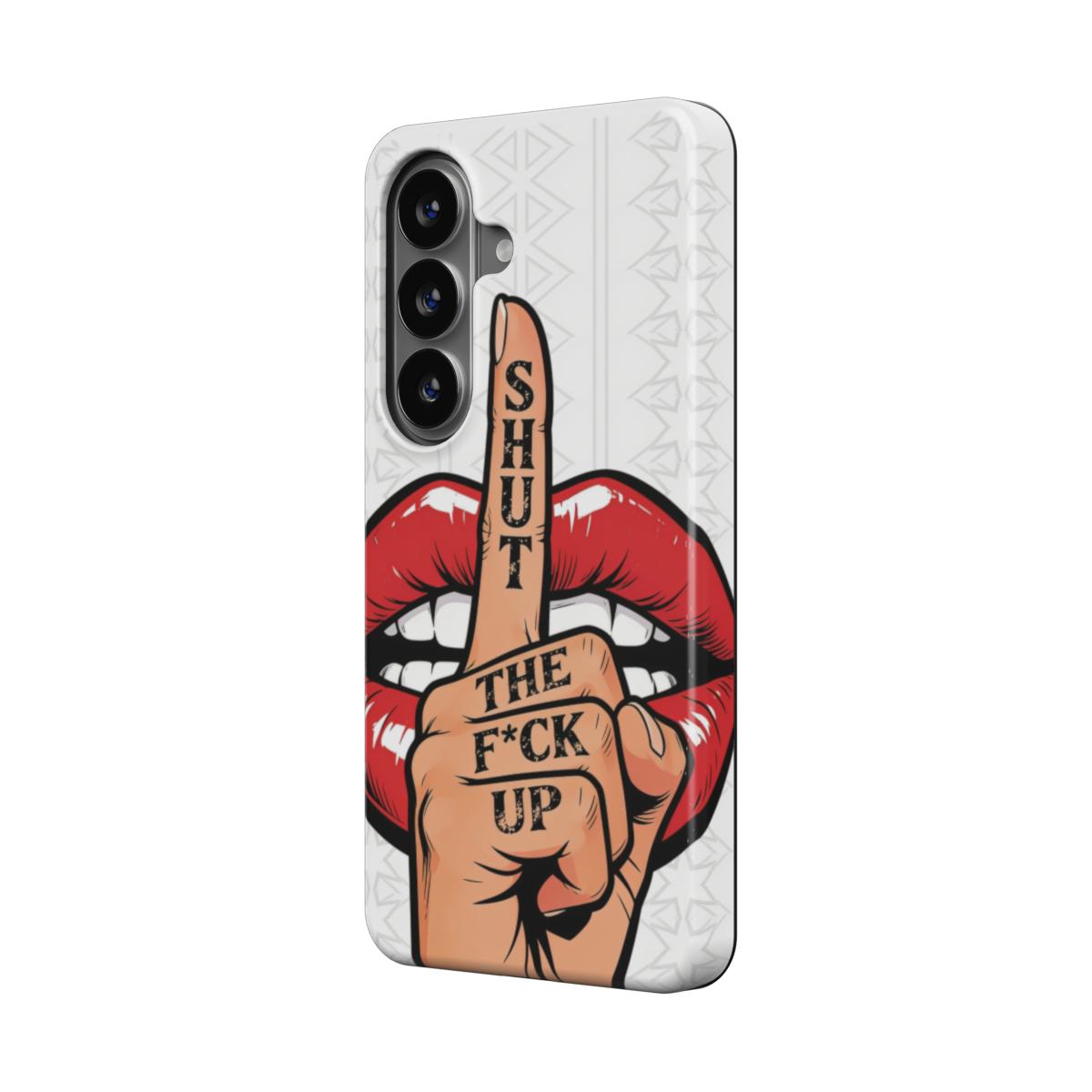 Shut Up Lips Magnetic Tough Phone Case [SA1000]