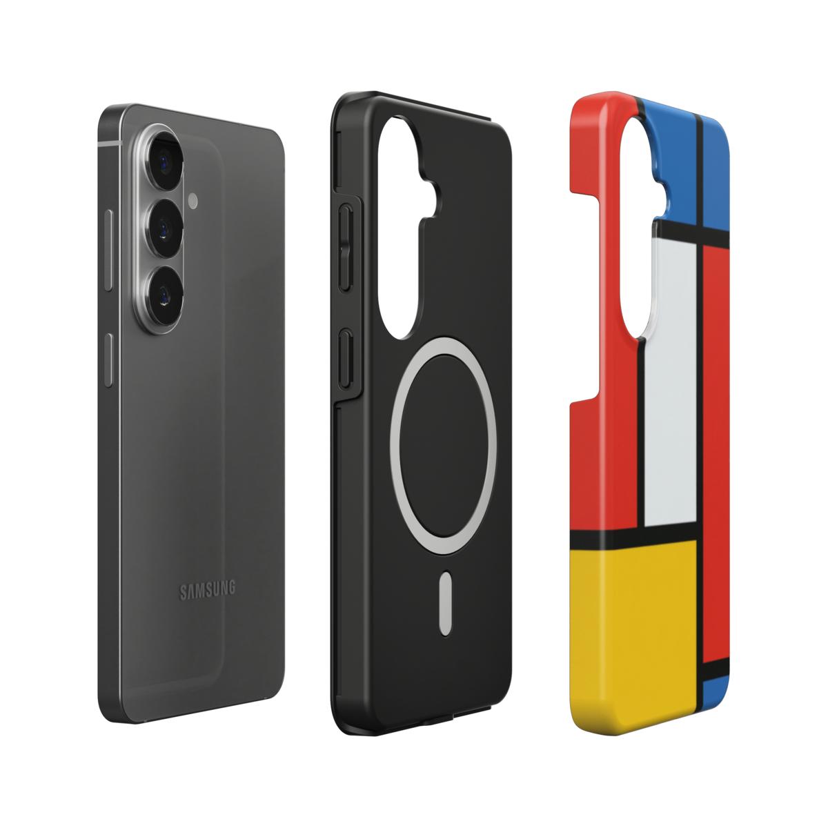 Color Blocks Magnetic Tough Phone Case [SA1032]